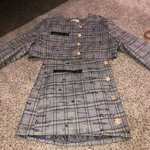 Little girls blazer/skirt.